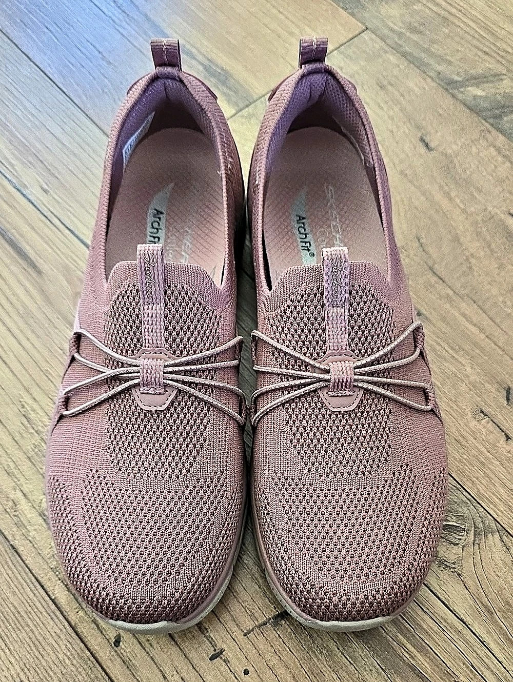 Skechers Arch Fit Sunny - Flutter Step Sneakers Pink US 8.5